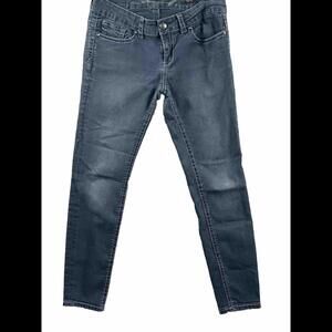 Seven 7 For All Mankind Straight Leg Jeans Sz 30 Black Label